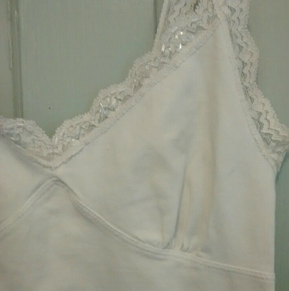 No boundaries white lace camisole